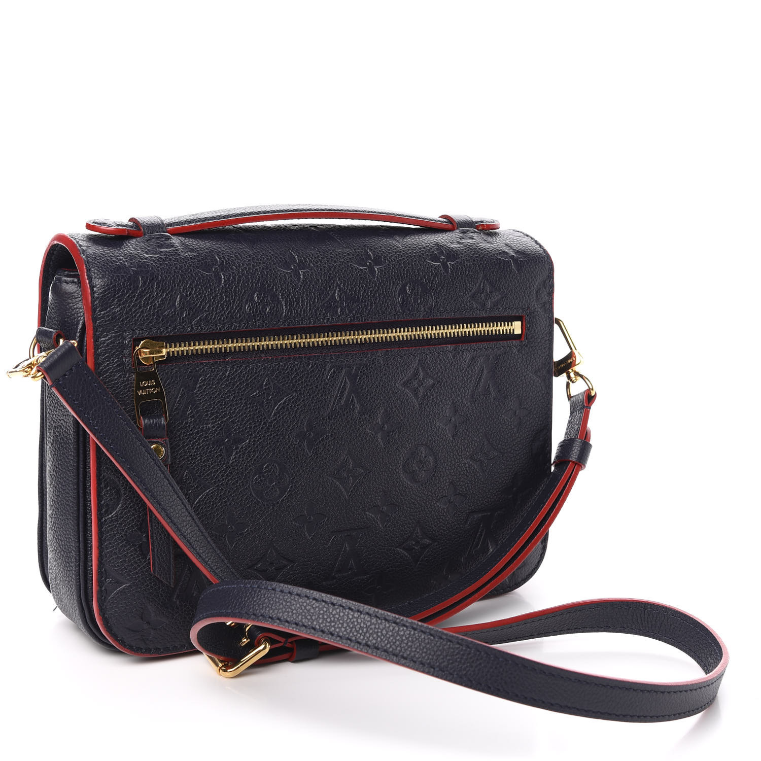 Louis Vuitton Rose Bruyere Monogram Empreinte Leather Pochette Metis Bag -  Yoogi's Closet