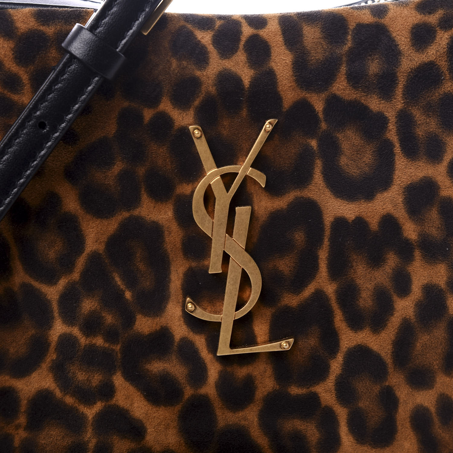 ysl leopard camera bolsa