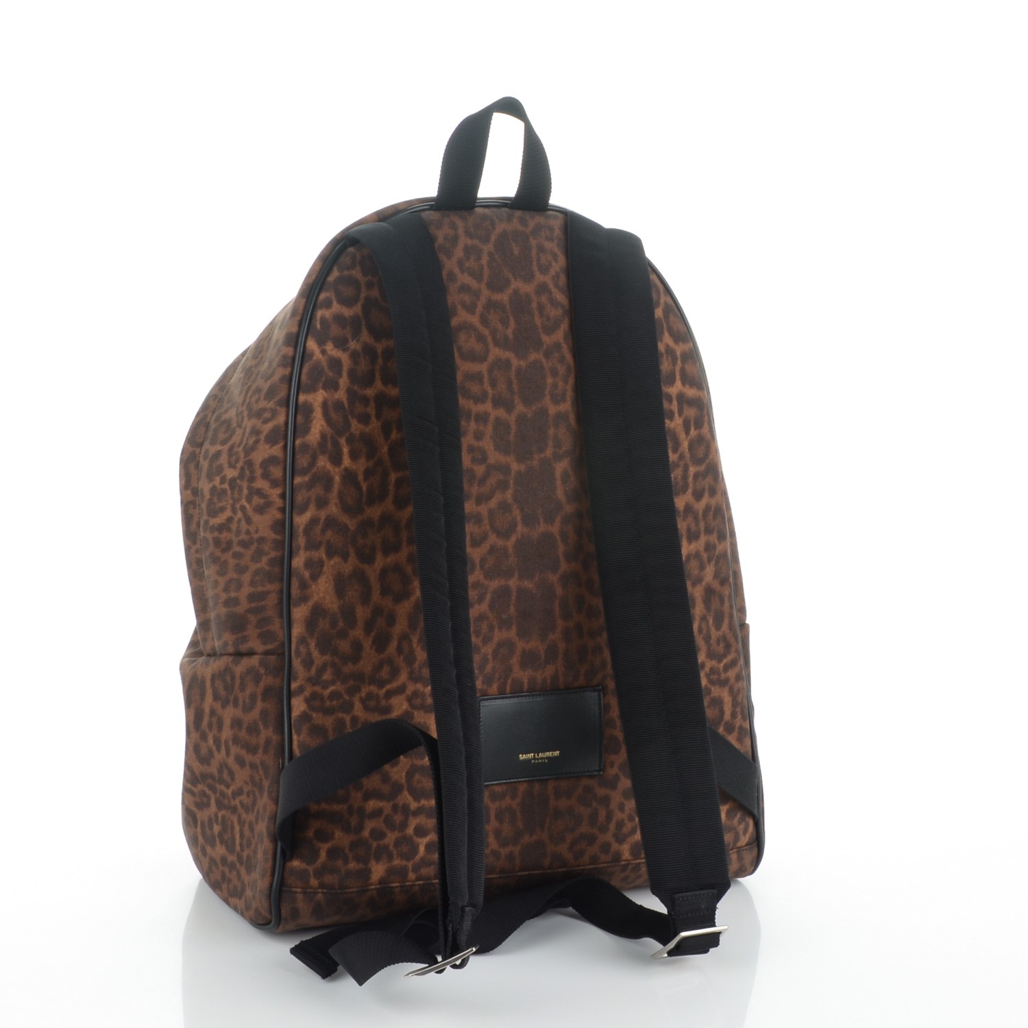 saint laurent leopard backpack