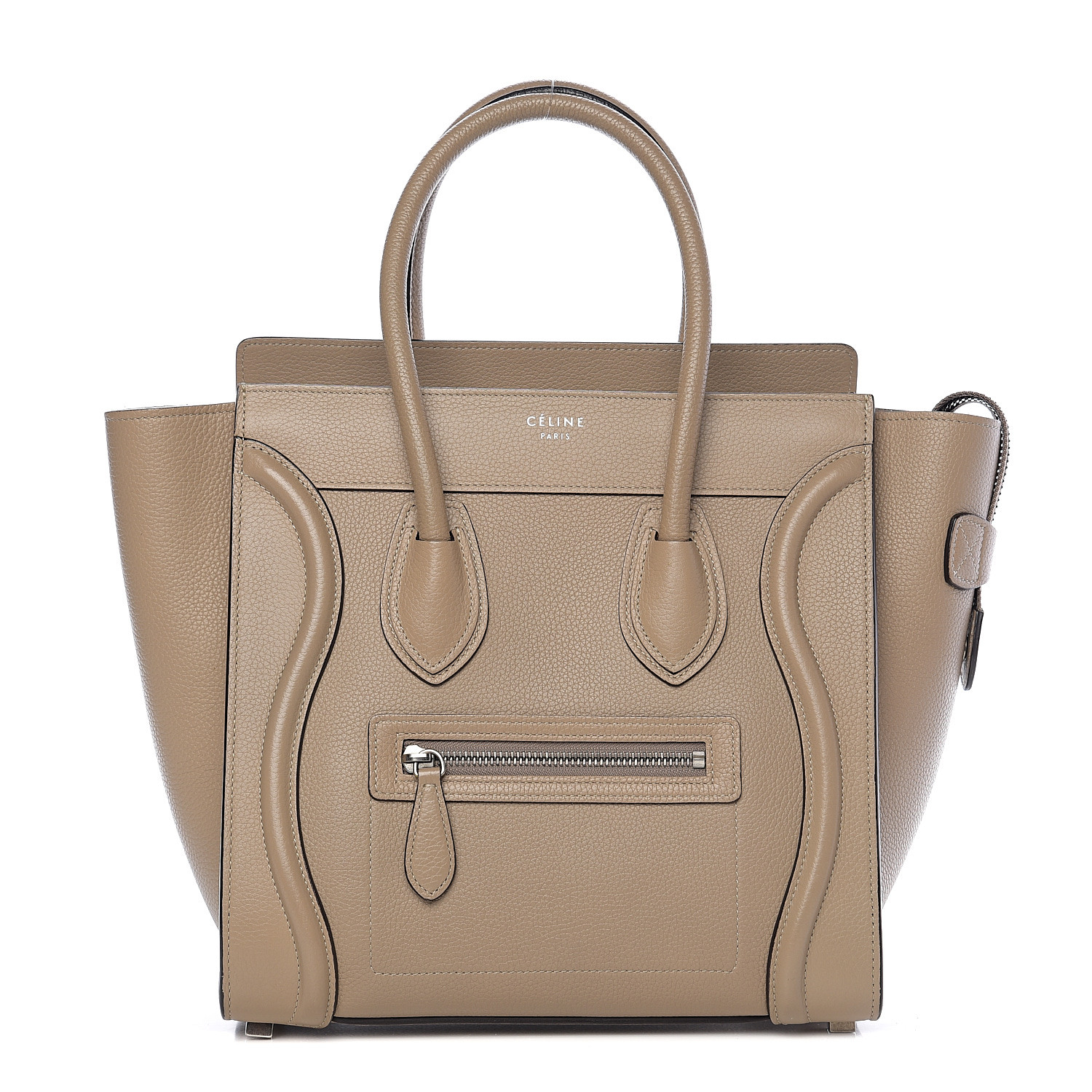 celine micro luggage drummed calfskin