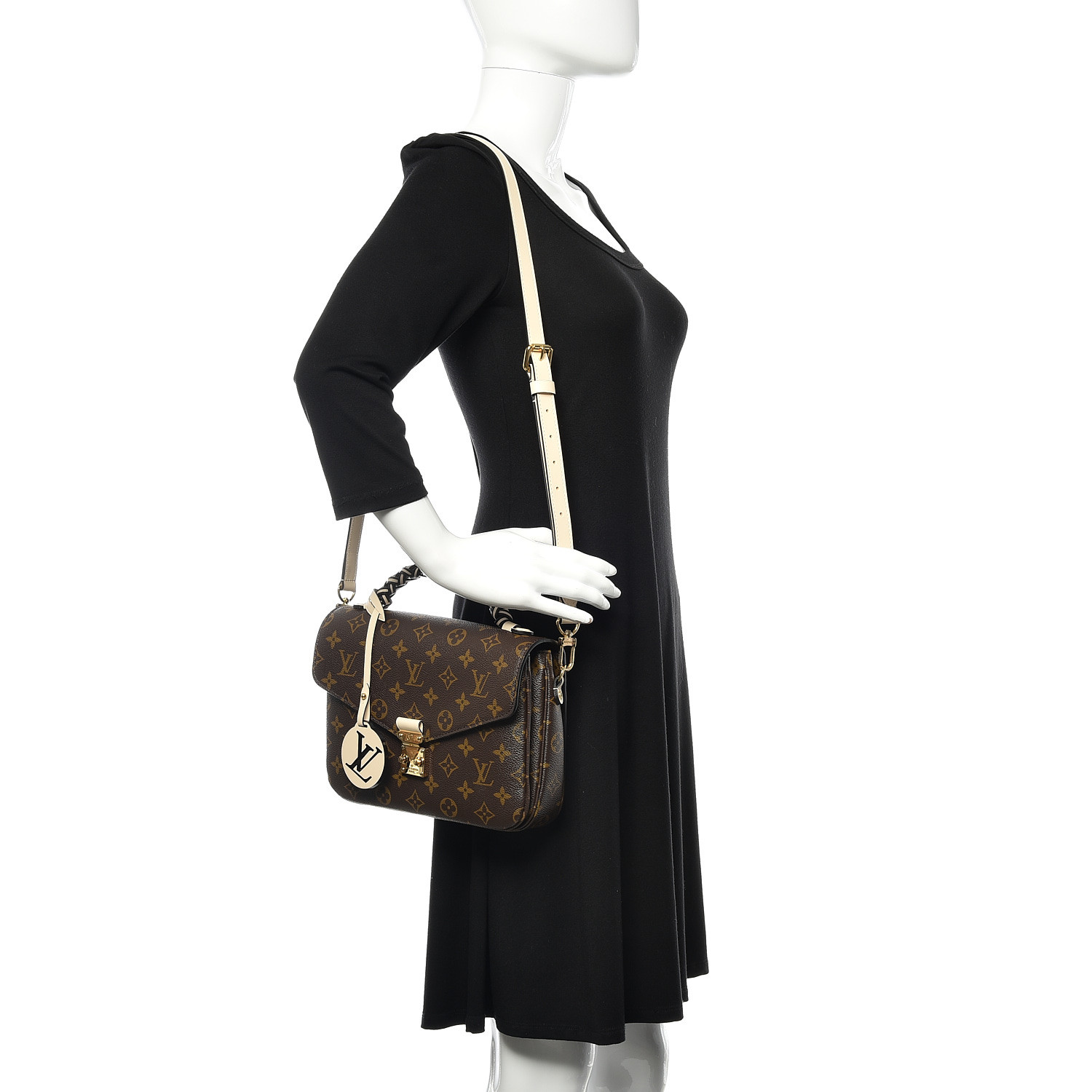 LOUIS VUITTON Empreinte Crafty Pochette Metis Crème 548754 | FASHIONPHILE