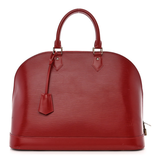 LOUIS VUITTON Epi Alma GM Castillan Red