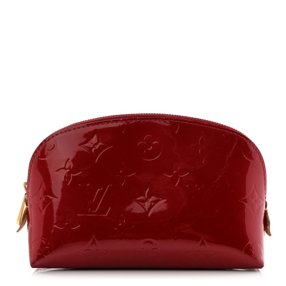 LOUIS VUITTON Vernis Cosmetic Pouch Cherry