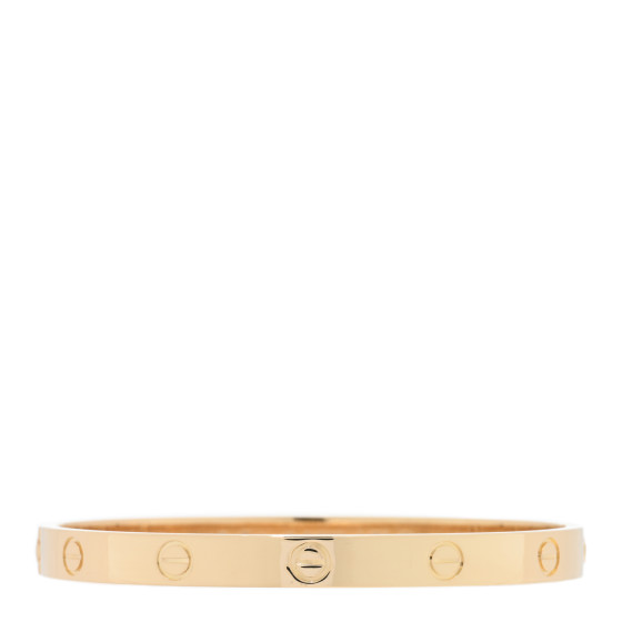 CARTIER 18K Yellow Gold LOVE Bracelet 18