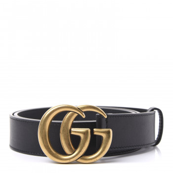 gucci belt black logo
